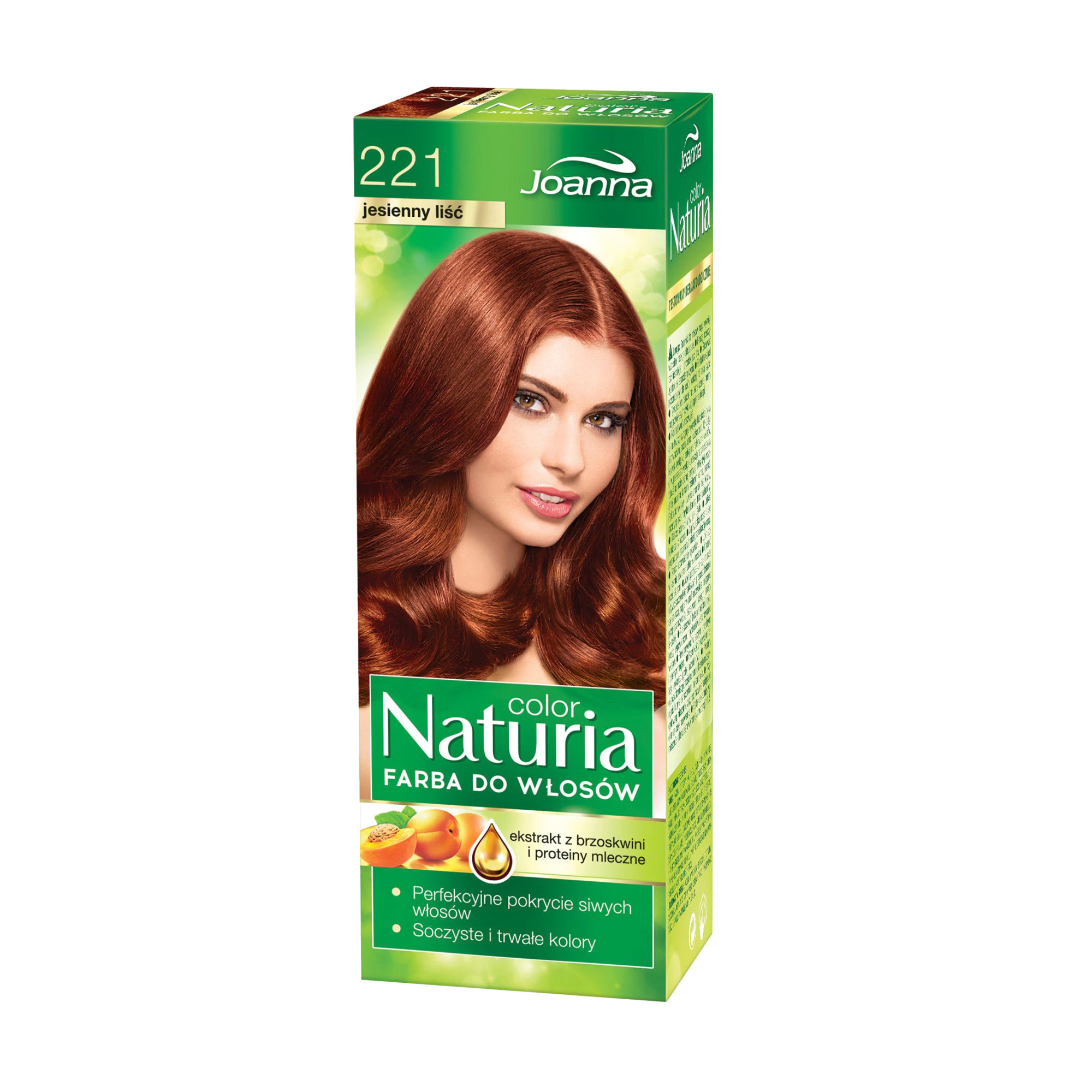 Уцінка! Фарба для волосся Joanna Naturia Permanent Color Cream 221 Autumn Leaf, 100 мл